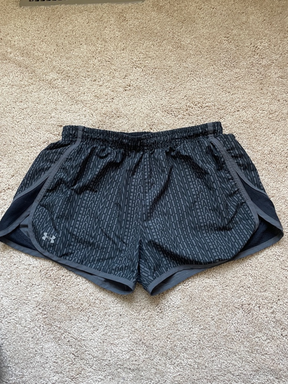 Under Armour Women’s Black Graphic Athletic Shorts